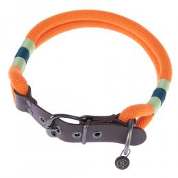 Nomad Tales Spirit Halsband, tangerine - Größe L: 46 - 52 cm Halsumfang, 40 mm breit