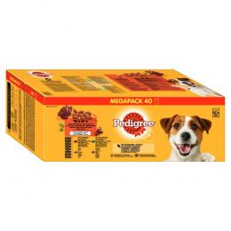 Angebot für Pedigree Frischebeutel Multipack - 40 x 100 g (4 Varietäten in Gelee) - Kategorie Hund / Hundefutter nass / Pedigree / Pedigree Frischebeutel.  Lieferzeit: 1-2 Tage -  jetzt kaufen.