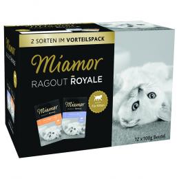 Probierpack Miamor Ragout Royale Jelly Kitten 12 x 100 g - Geflügel + Rind