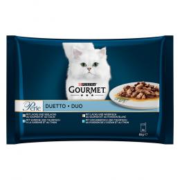 Angebot für Probierpaket Gourmet Perle 4 x 85 g - Mixpaket 3 (4 Sorten Duetto di Mare) - Kategorie Katze / Katzenfutter nass / Gourmet Perle/Soup / Gourmet Spezialitäten Probierpakete.  Lieferzeit: 1-2 Tage -  jetzt kaufen.