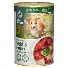 Pure Nature Adult 6 x 400 g - Wild & Huhn