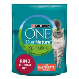 PURINA ONE Dual Nature Sterilized Rind mit Spirulina - Sparpaket: 3 x 1,4 kg