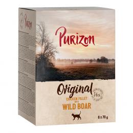 Angebot für Purizon Adult 12 x 70 g - getreidefrei - Hühnerfilet mit Wildschwein - Kategorie Katze / Katzenfutter nass / Purizon / Sparpakete.  Lieferzeit: 1-2 Tage -  jetzt kaufen.
