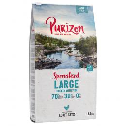 Purizon Large Adult Huhn & Fisch - getreidefrei  - Sparpaket: 2 x 6,5 kg