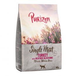 Angebot für Purizon Single Meat Pute mit Heidekrautblüten - 400 g - Kategorie Katze / Katzenfutter trocken / Purizon / Adult.  Lieferzeit: 1-2 Tage -  jetzt kaufen.