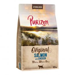 Purizon Sparpaket 2 x 6,5 kg - Sterilised Adult Lachs mit Huhn