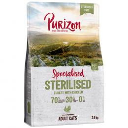 Angebot für Purizon Sterilised Adult Truthahn & Huhn - getreidefrei - 2,5 kg - Kategorie Katze / Katzenfutter trocken / Purizon / Besondere Bedürfnisse.  Lieferzeit: 1-2 Tage -  jetzt kaufen.