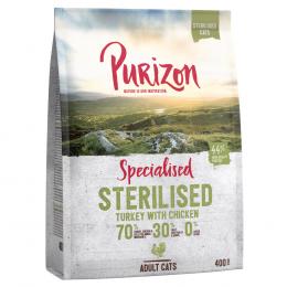 Angebot für Purizon Sterilised Adult Truthahn & Huhn - getreidefrei - 400 g - Kategorie Katze / Katzenfutter trocken / Purizon / Besondere Bedürfnisse.  Lieferzeit: 1-2 Tage -  jetzt kaufen.