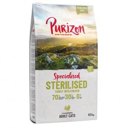 Purizon Sterilised Adult Truthahn & Huhn - getreidefrei - Sparpaket: 2 x 6,5 kg