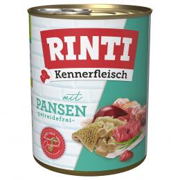 Angebot für RINTI Kennerfleisch 6 x 800 g - Pansen - Kategorie Hund / Hundefutter nass / RINTI / RINTI Kennerfleisch.  Lieferzeit: 1-2 Tage -  jetzt kaufen.