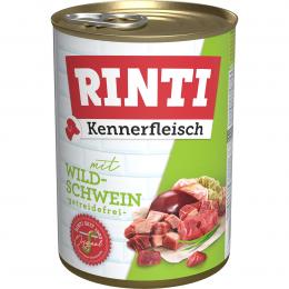 Rinti Kennerfleisch mit Wildschwein 24x400g