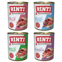 Angebot für RINTI Kennerfleisch Mix 12 x 800 g - Mixpaket 1 - Kategorie Hund / Hundefutter nass / RINTI / RINTI Kennerfleisch.  Lieferzeit: 1-2 Tage -  jetzt kaufen.