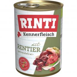 Rinti Kennerfleisch Rentier 12x400g