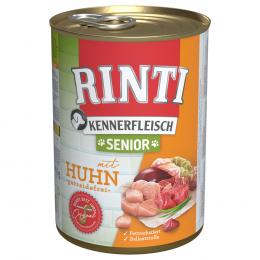Angebot für RINTI Kennerfleisch Senior - 6 x 400 g Huhn - Kategorie Hund / Hundefutter nass / RINTI / RINTI Kennerfleisch.  Lieferzeit: 1-2 Tage -  jetzt kaufen.