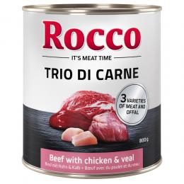 Rocco Classic Trio di Carne - 24 x 800 g - Rind, Huhn & Kalb