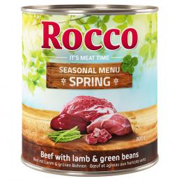 Angebot für Rocco Frühlings-Menü Lamm mit grünen Bohnen - 24 x 800 g - Kategorie Hund / Hundefutter nass / Rocco / Rocco Saison Menu.  Lieferzeit: 1-2 Tage -  jetzt kaufen.