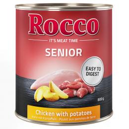 Angebot für Rocco Senior 6 x 800 g - Huhn mit Kartoffeln - Kategorie Hund / Hundefutter nass / Rocco / Rocco Senior.  Lieferzeit: 1-2 Tage -  jetzt kaufen.