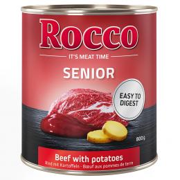 Angebot für Rocco Senior 6 x 800 g - Rind mit Kartoffeln - Kategorie Hund / Hundefutter nass / Rocco / Rocco Senior.  Lieferzeit: 1-2 Tage -  jetzt kaufen.
