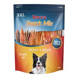 Rocco XXL Snack-Mix Chicken - Rolls Hühnerbrust, Chings Hühnerbrust 1 kg