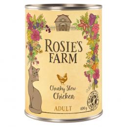 Angebot für Rosie's Farm Adult 6 x 400 g - Huhn - Kategorie Katze / Katzenfutter nass / Rosie's Farm / Rosie's Farm Adult.  Lieferzeit: 1-2 Tage -  jetzt kaufen.