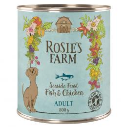 Rosie's Farm Adult 6 x 800 g  - Fisch & Huhn
