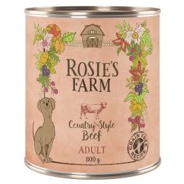 Angebot für Rosie's Farm Adult 6 x 800 g  - Rind - Kategorie Hund / Hundefutter nass / Rosie's Farm / Rosie's Farm Adult.  Lieferzeit: 1-2 Tage -  jetzt kaufen.