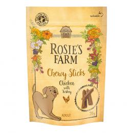 Angebot für Rosie's Farm Kausnacks Hühnchen mit Truthahn - Sparpaket 5 x 70 g - Kategorie Hund / Hundesnacks / Rosie's Farm / Adult.  Lieferzeit: 1-2 Tage -  jetzt kaufen.