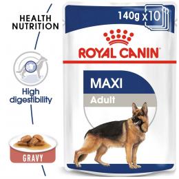 ROYAL CANIN MAXI ADULT Nassfutter für große Hunde 20x140g