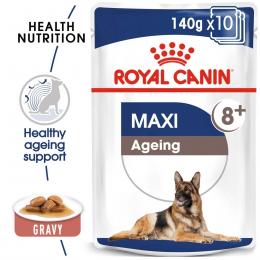 ROYAL CANIN MAXI Ageing 8+ Nassfutter für ältere große Hunde 10x140g