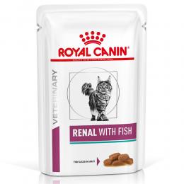 Royal Canin Veterinary Feline Renal in Soße - Mixpaket Huhn + Fisch (24 x 85 g)