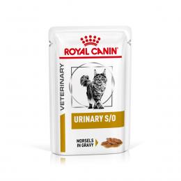 ROYAL CANIN® Veterinary URINARY S/O Häppchen in Soße Nassfutter für Katzen 12x85g