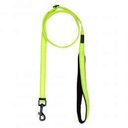 Rukka® Set: Bliss Neon Halsband & Leine - Halsband Größe L + Leine 200 cm, 25 mm