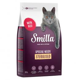 Angebot für Smilla Adult Sterilised mit Rind - 1 kg - Kategorie Katze / Katzenfutter trocken / Smilla / Smilla Adult - Besondere Bedürfnisse.  Lieferzeit: 1-2 Tage -  jetzt kaufen.