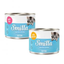 Angebot für Smilla Kitten 6 x 200 g - Mixpaket (3 Sorten) - Kategorie Katze / Katzenfutter nass / Smilla / Smilla Kitten.  Lieferzeit: 1-2 Tage -  jetzt kaufen.
