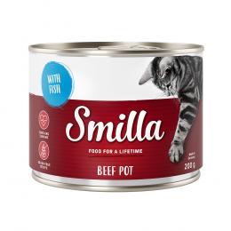 Angebot für Smilla Rindtöpfchen 6 x 200 g - Rind mit Fisch - Kategorie Katze / Katzenfutter nass / Smilla / Smilla Rindtöpfchen.  Lieferzeit: 1-2 Tage -  jetzt kaufen.