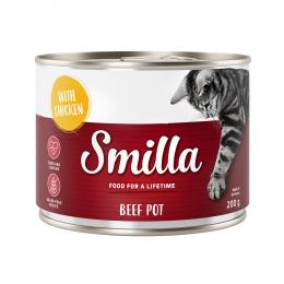 Angebot für Smilla Rindtöpfchen 6 x 200 g - Rind mit Huhn - Kategorie Katze / Katzenfutter nass / Smilla / Smilla Rindtöpfchen.  Lieferzeit: 1-2 Tage -  jetzt kaufen.