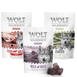 Angebot für Sparpaket 3 x 180 g: Wolf of Wilderness Snack - Wild Bites - Mix: Huhn, Ente, Lamm (Monoprotein) - Kategorie Hund / Hundesnacks / Wolf of Wilderness / Wild Bites.  Lieferzeit: 1-2 Tage -  jetzt kaufen.