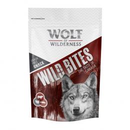 Sparpaket 3 x 180 g: Wolf of Wilderness Snack - Wild Bites - The Taste of Canada - Rind, Pute, Kabeljau