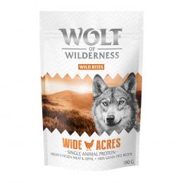 Angebot für Sparpaket 3 x 180 g: Wolf of Wilderness Snack - Wild Bites - Wide Acres - Huhn (Monoprotein) - Kategorie Hund / Hundesnacks / Wolf of Wilderness / Wild Bites.  Lieferzeit: 1-2 Tage -  jetzt kaufen.