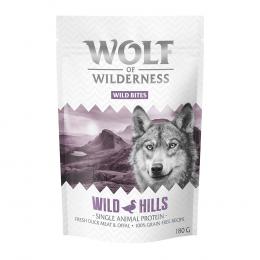 Angebot für Sparpaket 3 x 180 g: Wolf of Wilderness Snack - Wild Bites - Wild Hills - Ente (Monoprotein) - Kategorie Hund / Hundesnacks / Wolf of Wilderness / Wild Bites.  Lieferzeit: 1-2 Tage -  jetzt kaufen.