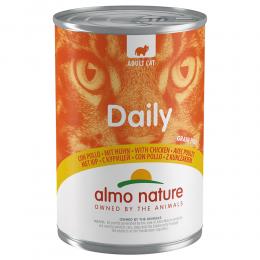 Angebot für Sparpaket Almo Nature Daily Menu 48 x 400 g - Huhn - Kategorie Katze / Katzenfutter nass / Almo Nature / Almo Nature Daily.  Lieferzeit: 1-2 Tage -  jetzt kaufen.