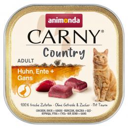 Angebot für Sparpaket animonda Carny Country Adult 64 x 100 g - Huhn, Ente + Gans - Kategorie Katze / Katzenfutter nass / animonda Carny / animonda Carny Adult.  Lieferzeit: 1-2 Tage -  jetzt kaufen.