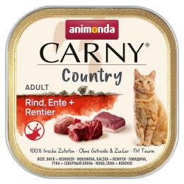 Angebot für Sparpaket animonda Carny Country Adult 64 x 100 g - Rind, Ente + Rentier - Kategorie Katze / Katzenfutter nass / animonda Carny / animonda Carny Adult.  Lieferzeit: 1-2 Tage -  jetzt kaufen.