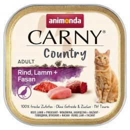Angebot für Sparpaket animonda Carny Country Adult 64 x 100 g - Rind, Lamm + Fasan - Kategorie Katze / Katzenfutter nass / animonda Carny / animonda Carny Adult.  Lieferzeit: 1-2 Tage -  jetzt kaufen.