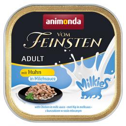 Angebot für Sparpaket animonda Vom Feinsten Adult Milkies in Sauce 32 x 100 g - Huhn in Milchsauce - Kategorie Katze / Katzenfutter nass / animonda vom Feinsten / Vom Feinsten Schale.  Lieferzeit: 1-2 Tage -  jetzt kaufen.