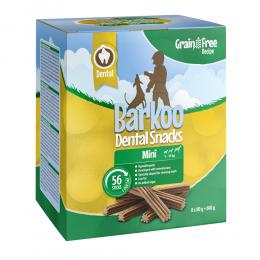 Sparpaket Barkoo Dental Snacks - GETREIDEFREIE Rezeptur - für kleine Hunde 56 Stück (640 g)