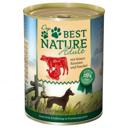 Angebot für Sparpaket Best Nature Dog Adult 12 x 400 g - Pute, Rind & Karotten - Kategorie Hund / Hundefutter nass / Best Nature / -.  Lieferzeit: 1-2 Tage -  jetzt kaufen.