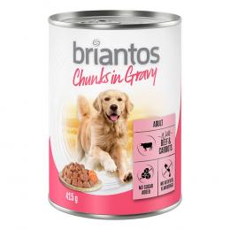 Sparpaket Briantos Chunks in Gravy 24 x 415 g - Rind und Karotte