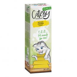 Angebot für Sparpaket Catessy Häppchen in Sauce Schälchen 28 x 85 g - mit Huhn - Kategorie Katze / Katzenfutter nass / Catessy / Schalen.  Lieferzeit: 1-2 Tage -  jetzt kaufen.