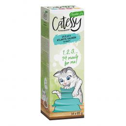 Angebot für Sparpaket Catessy Häppchen in Sauce  Schälchen 56 x 85 g - mit Atlantiklachs - Kategorie Katze / Katzenfutter nass / Catessy / Schalen.  Lieferzeit: 1-2 Tage -  jetzt kaufen.